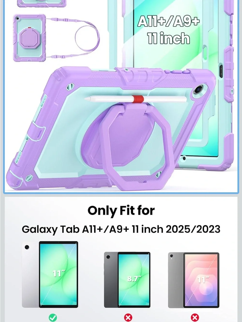 Shockproof case for galaxy tab